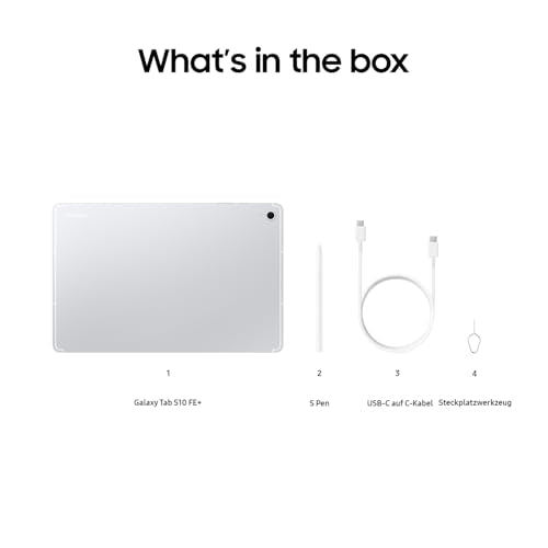 Samsung Galaxy S10 FE+ AI-Tablet Inkl. S Pen: 256GB Speicher, 12GB RAM, Silber