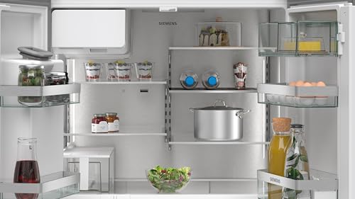 SIEMENS (KF96IAPEA) iQ500 NoFrost Smarter French-Door Kühlschrank: Eis- und Wasserspender, Anti-Fingerprint