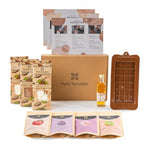 Pure Xocolate DIY-Schoko-Kit | Set zum Schokolade selber machen inkl. Silikonform und Rezepten