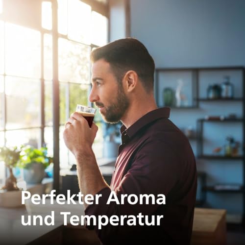 Philips Series 5400 Kaffeevollautomat EP5441/50 | 12 Kaffeespezialitäten, LatteGo Milchsystem, TFT-Touchscreen