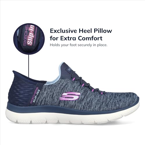 Skechers 'Summits Dazzling Haze' Slip-Ins Damen Sneaker (Navy)