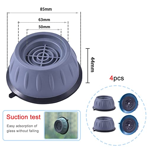 Nutabevr Universal Washing Machine Anti-Vibration Feet (4 pieces): Vibration Damper