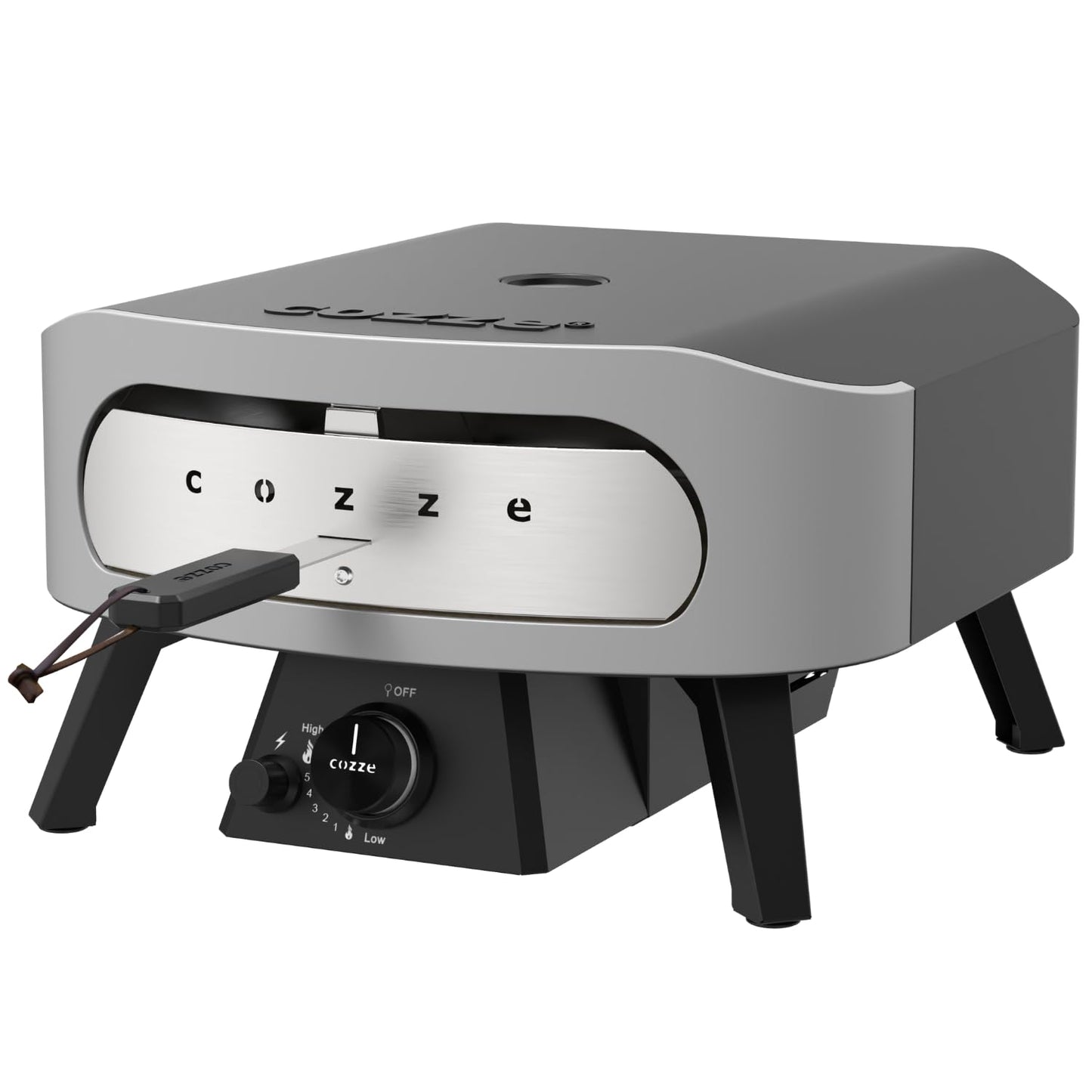 COZZE Mini Gas Pizza Oven (50mbar) with Regulator for Small Pizzas