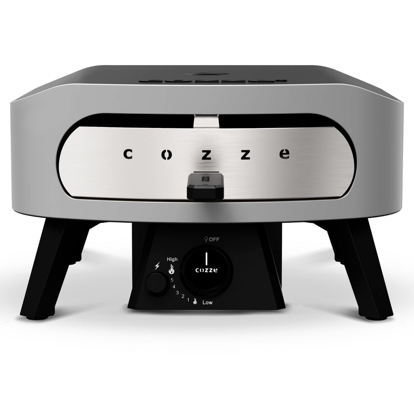 COZZE Mini Gas Pizza Oven (50mbar) with Regulator for Small Pizzas