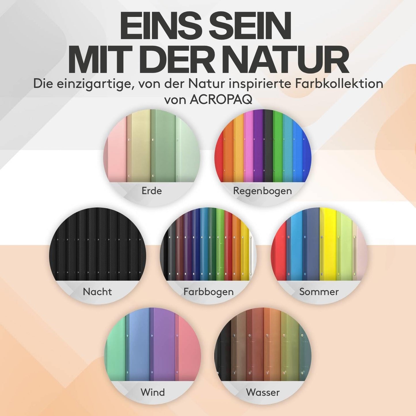 ACROPAQ Ringbücher in A4-Format mit Rückenetiketten (10 Stück): Schulmappen