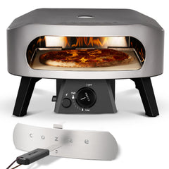 COZZE Mini Gas Pizza Oven (50mbar) with Regulator for Small Pizzas