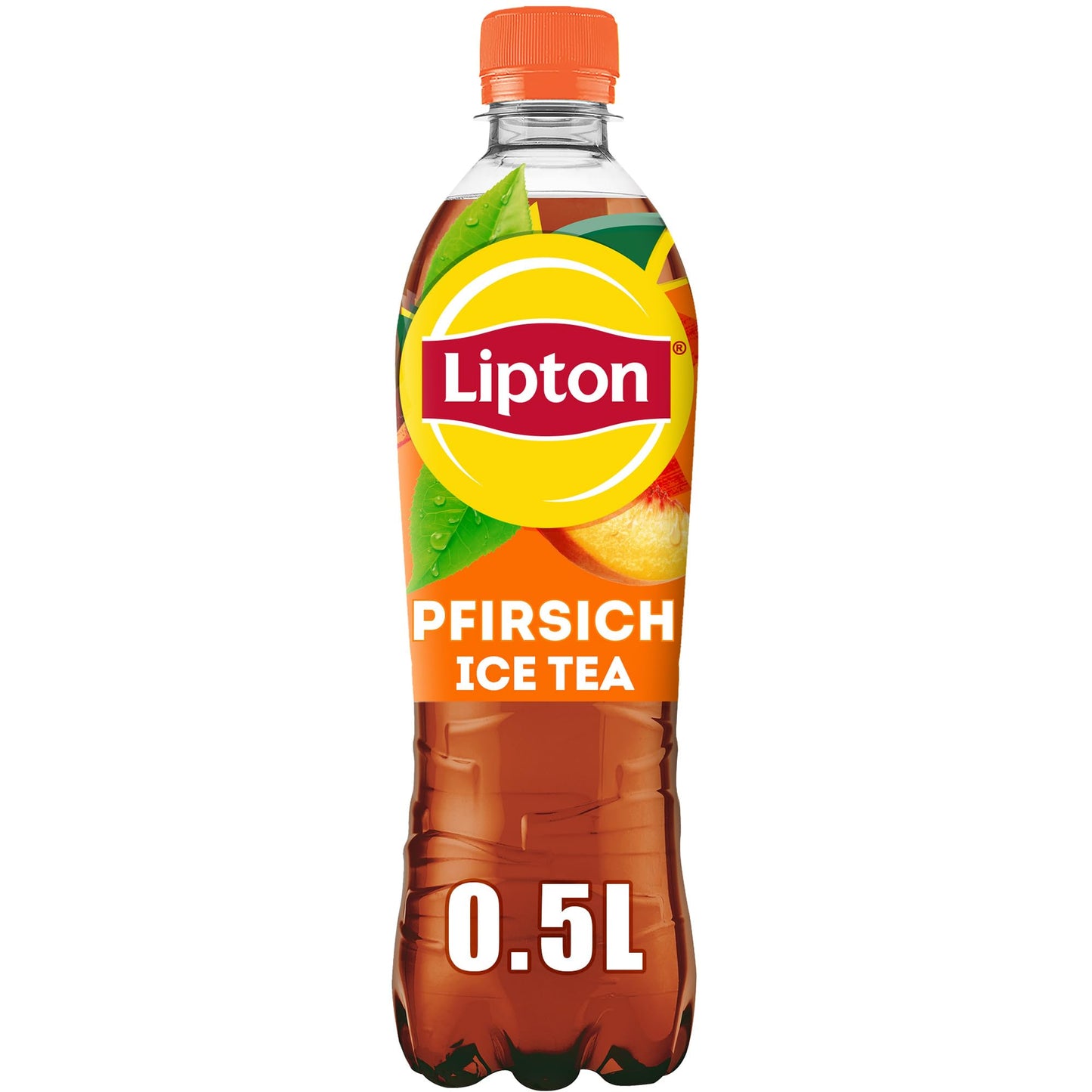 Lipton Ice Tea - Peach (6x 0.5l): Iced tea with peach flavor | One-way deposit