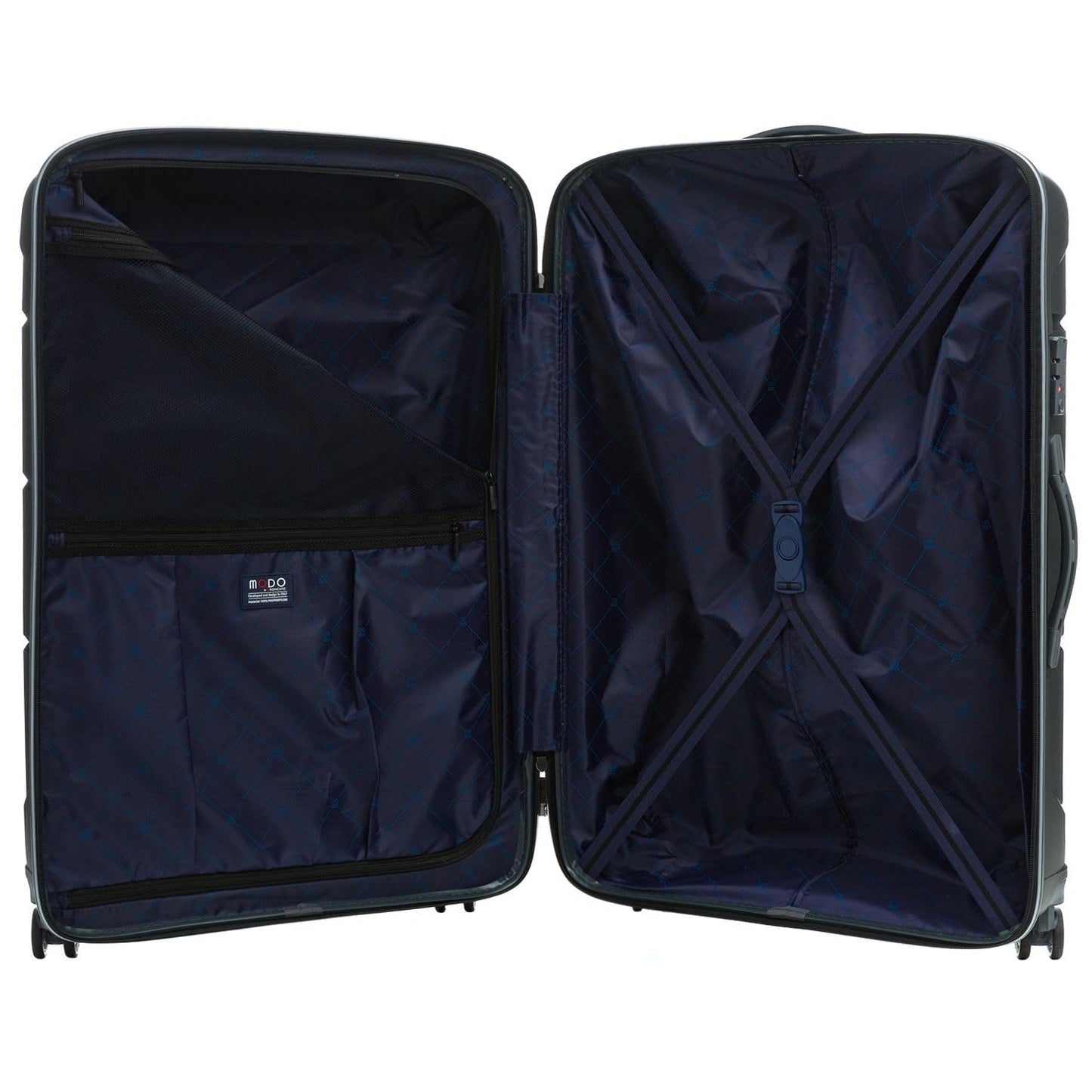 MODO BY RONCATO 'Starlight 2.0' Hartschalen Reisekoffer-Set (3-teilig): TSA Schloss, Schwarz