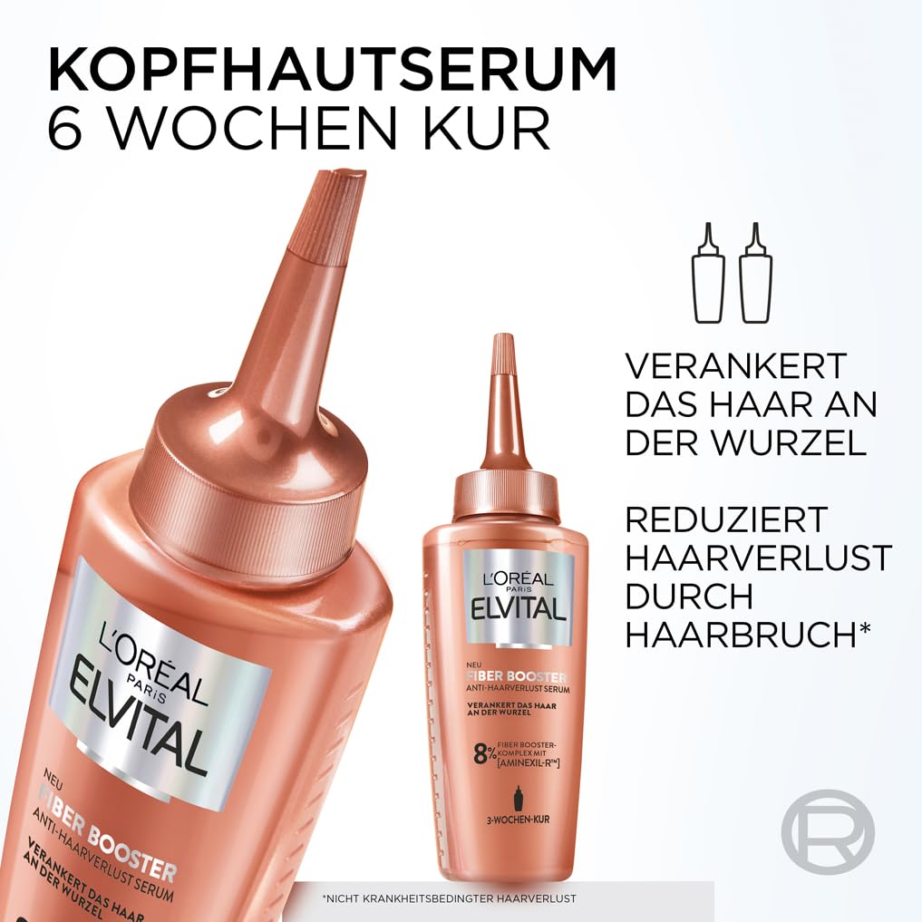 L'Oréal Paris Fiber Booster Anti-Hair Loss Scalp Serum: Against Hair Loss (3x 102ml)
