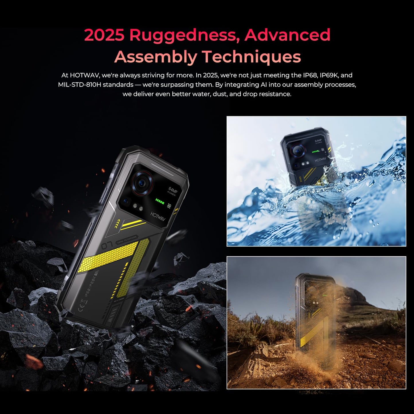 HOTWAV Hyper 7 5G Smartphone (20GB RAM+256GB Speicher): 280LM Campinglicht, 10800mAh