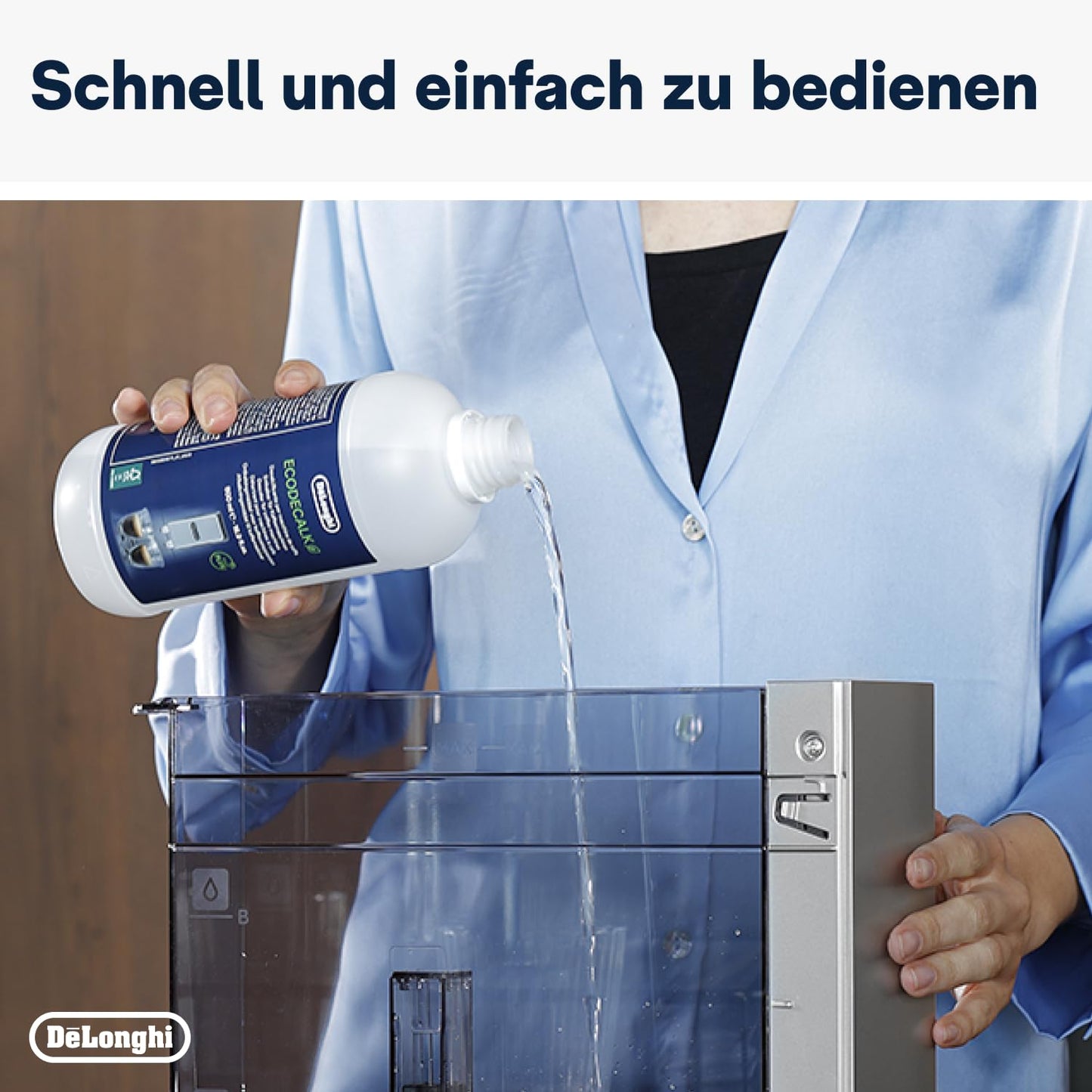 De'Longhi EcoDecalk Descaler (500ml) | For coffee machines and fully automatic coffee machines