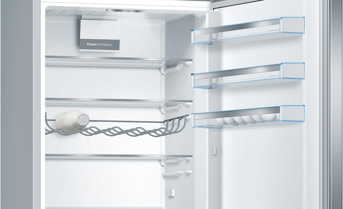 Bosch KGE49AICA Kühl-Gefrier-Kombination XXL VitaFresh: AntiFingerprint