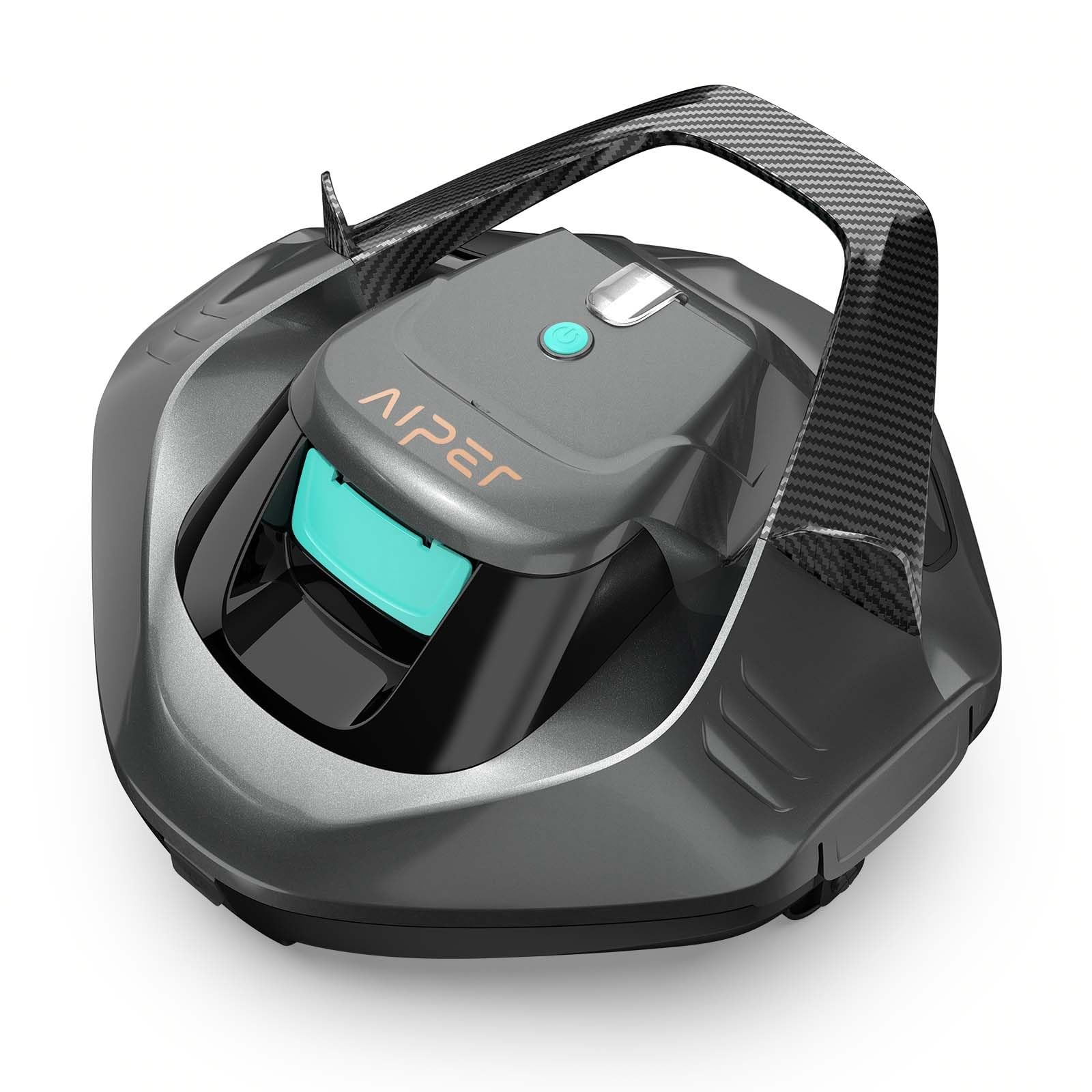 AIPER Kabelloser Poolsauger mit Akku (90 Min. Laufzeit): LED-Anzeigen, Dual-Antrieb