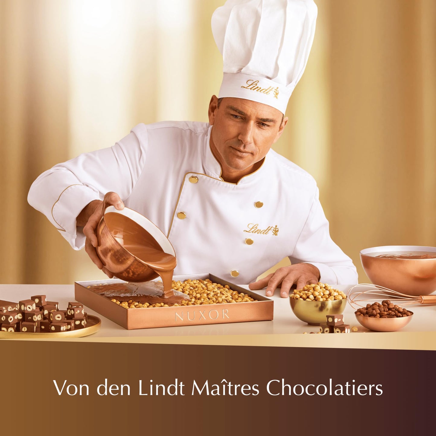 Lindt NUXOR Bag Mix Promotion Edition (103g): Creamy Gianduja Chocolate | Gift Idea