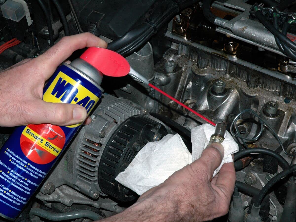 WD-40 Multi-Purpose Smart Straw, Precise Spray, Rust Protection - 400ml
