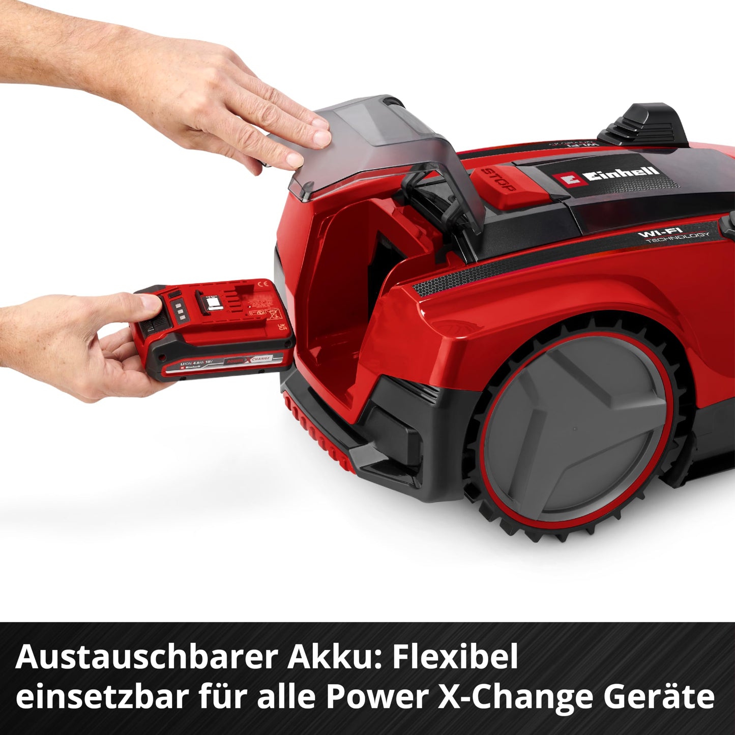 Einhell Mähroboter FREELEXO CAM PLUS 600 Power X-Change inkl. 4,0Ah Plus Akku (18V, Kamera, für 600m²)