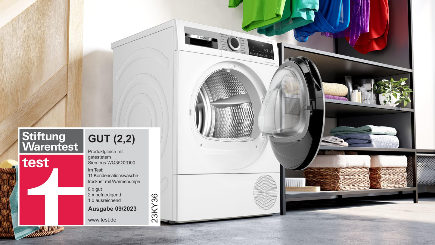 Bosch Wärmepumpentrockner (WQG235D00): 8 kg, A+++, Selfcleaning Condenser, AutoDry
