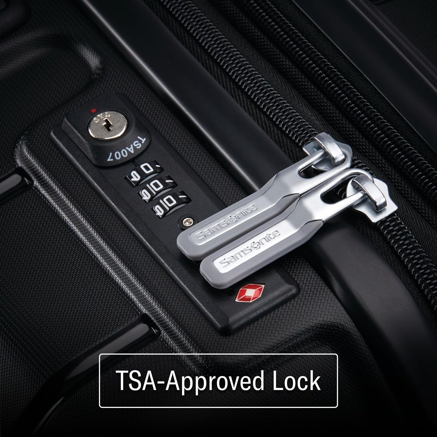 SAMSONITE 'Freeform Hardside' hard-shell suitcase: Expandable with double swivel wheels