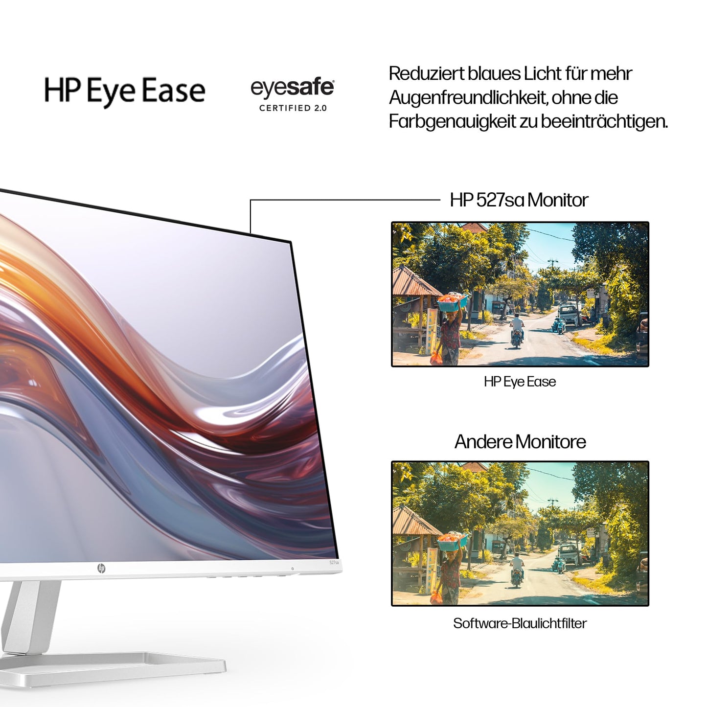 HP Series 5 (527sa) FHD IPS Monitor mit Lautsprechern | 27 Zoll, 100Hz, Entspiegelt, Neigbar
