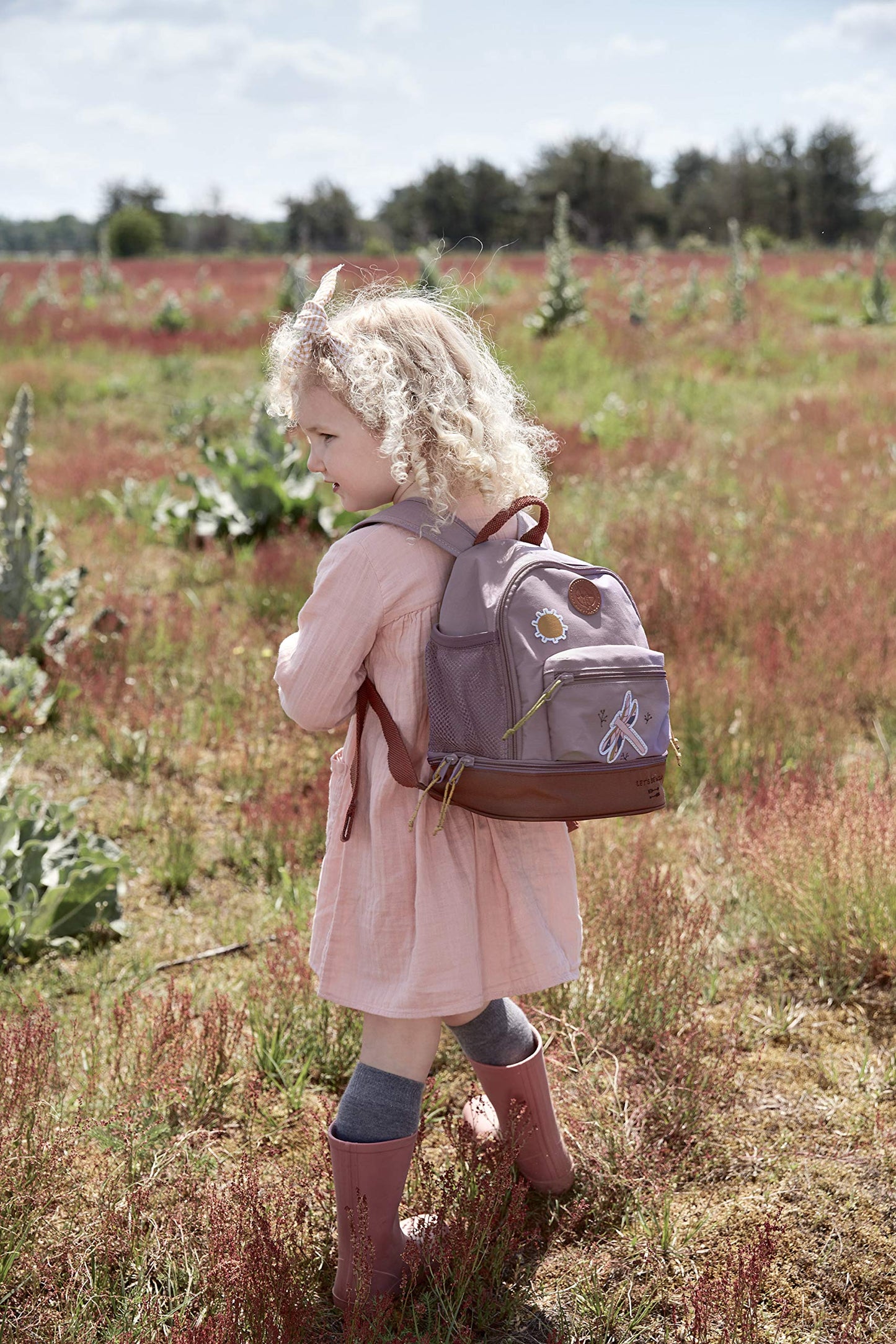 LÄSSIG children's backpack with chest strap kindergarten bag kindergarten backpack 6.5L from 3 years/Mini Backpack Adventure Dragonfly