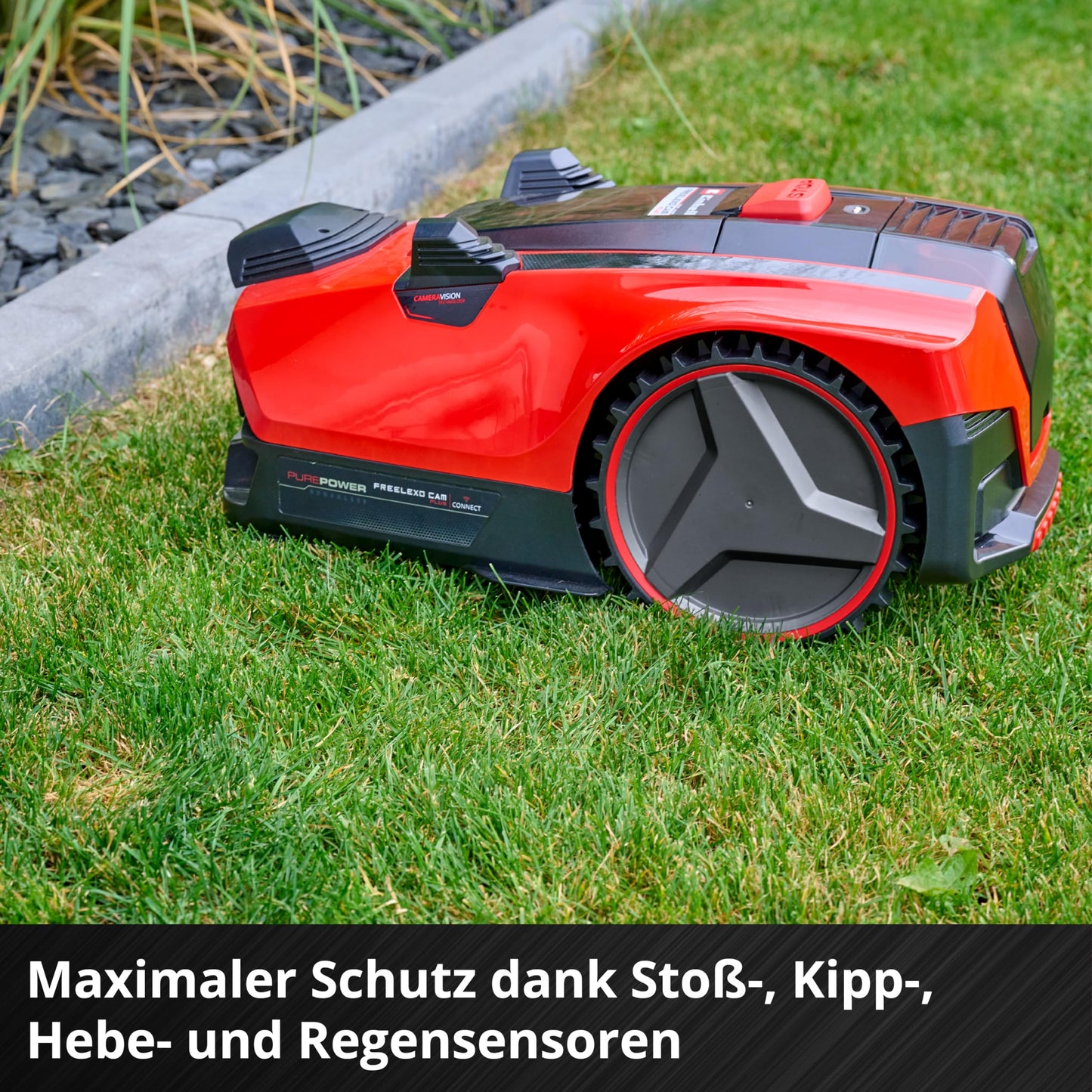 Einhell Mähroboter FREELEXO CAM PLUS 600 Power X-Change inkl. 4,0Ah Plus Akku (18V, Kamera, für 600m²)