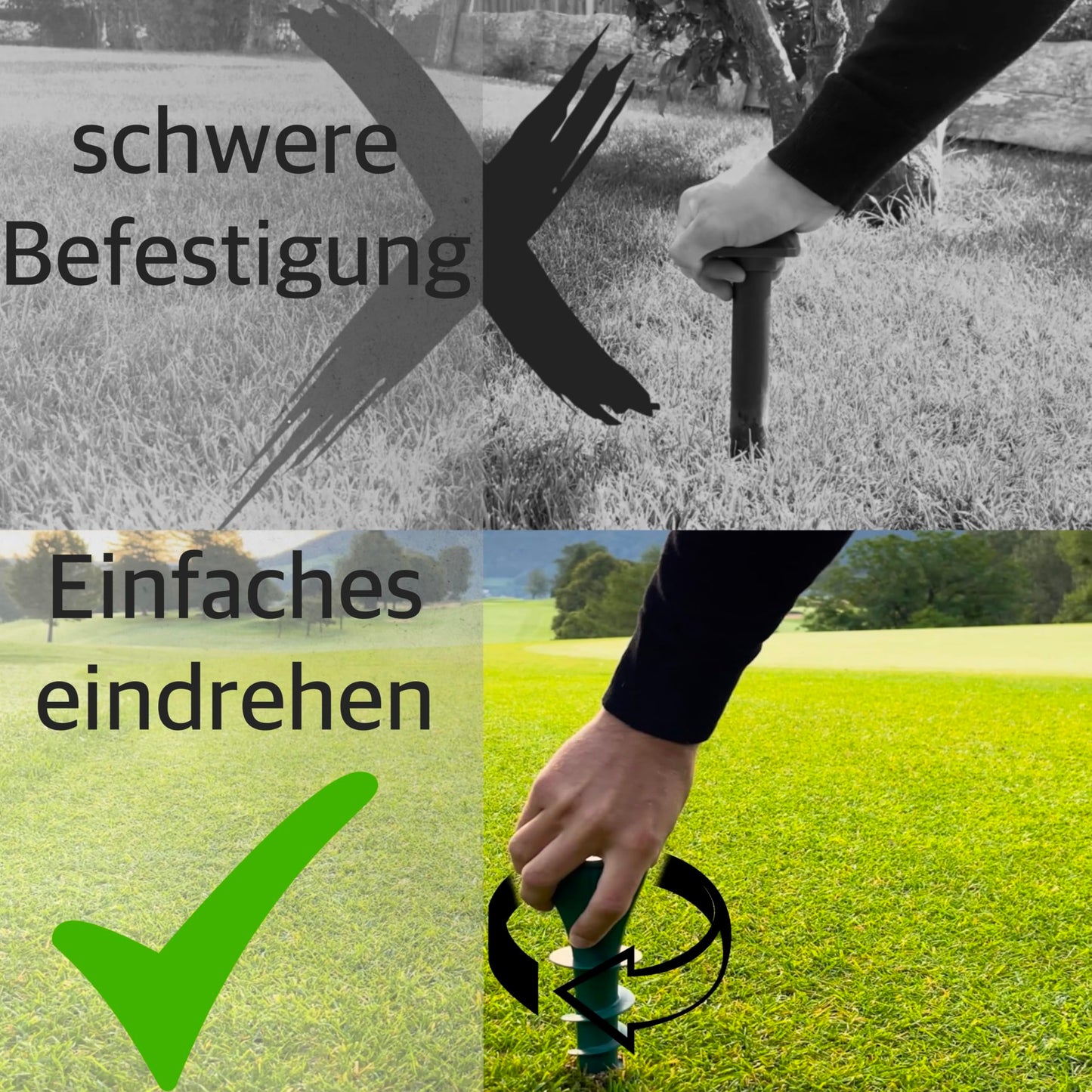 EdenGardens® 'MOLE Repeller' (2er Pack) Maulwurf-Vertreiber OHNE Karbid