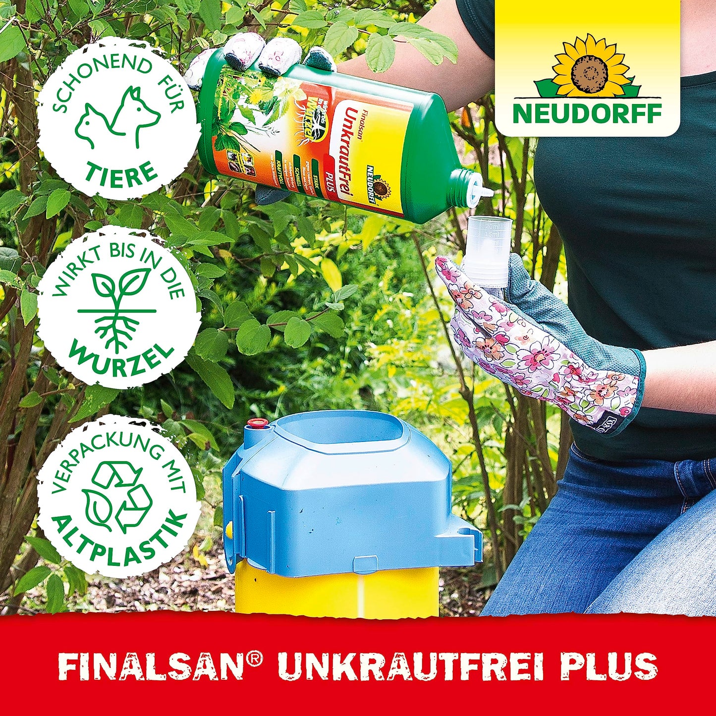 Neudorff Finalsan UnkrautFrei Plus Konzentrat (2L) der bis in die Wurzel wirkt