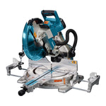 Makita miter saw (LS1219L) with laser guidance & space-saving design: 305mm