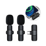 Wireless Lavalier Microphone for Android-iPhone 15 Series | USB-C Smartphones with Noise Cancellation
