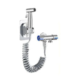 4-in-1 Handheld Bidet Spray Set made of 304 stainless steel, with a self-cleaning function for the toilet