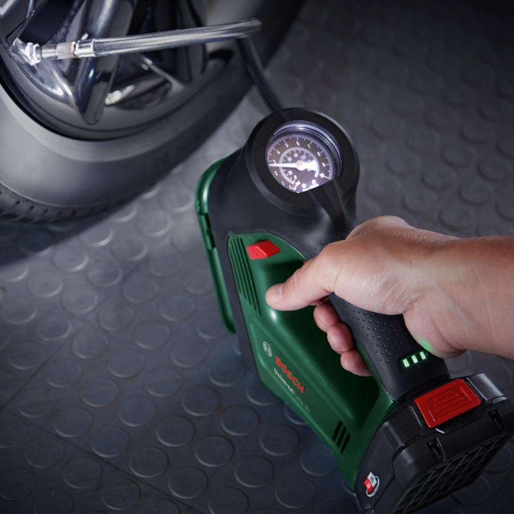 Bosch 'UniversalPump' cordless air compressor 18V, max. 10.3 bar pressure | without battery