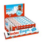 Kinder chocolate bars (36 single bars - 760g): smooth-melting milk chocolate with milk cream filling