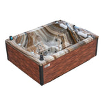 poolomio® massage whirlpool made of Aristech acrylic for 3 people: | Wi-Fi, speaker, LED light
