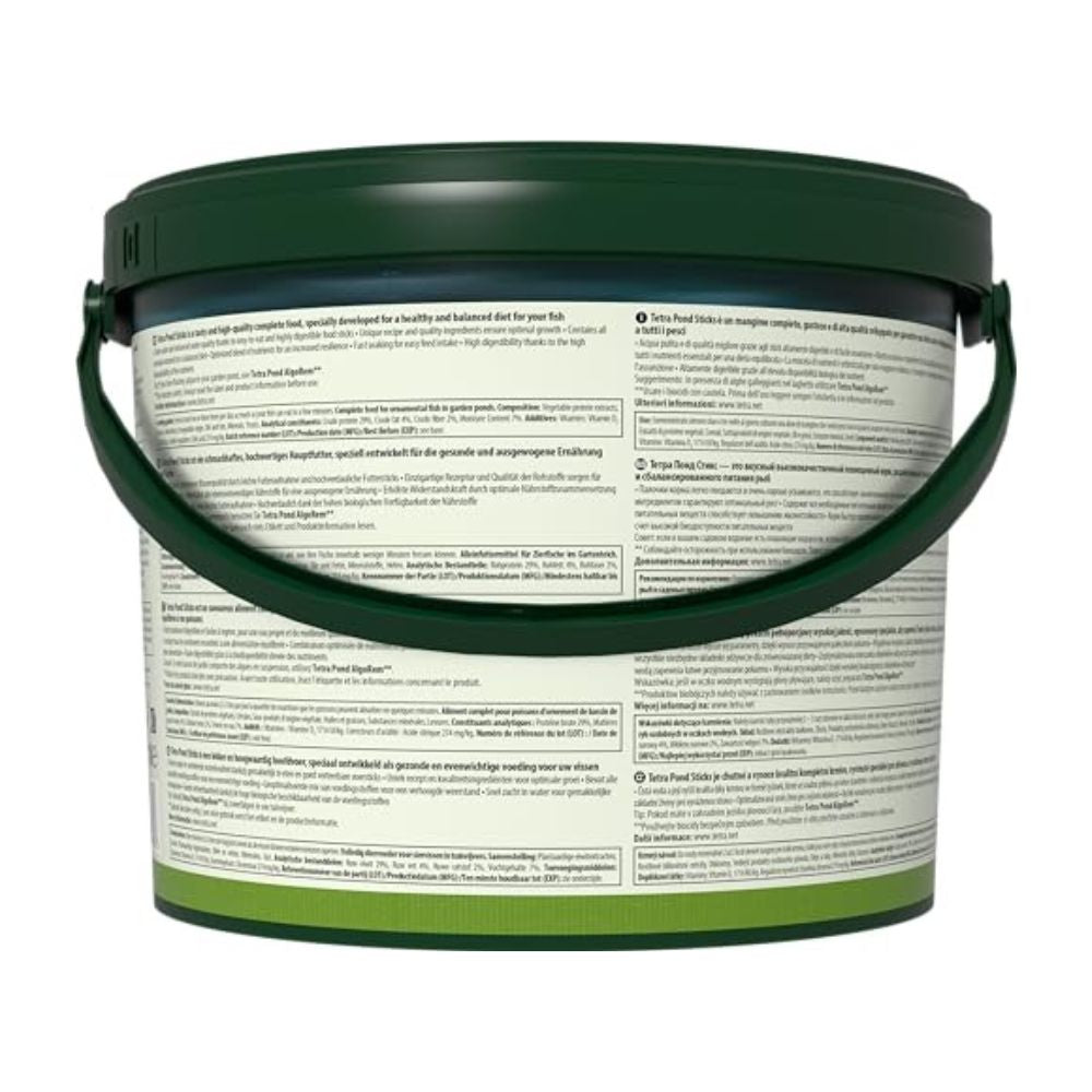 Tetra Pond Sticks (10L Eimer) - Fischfutter für alle Teichfische: Klares Wasser im Teich