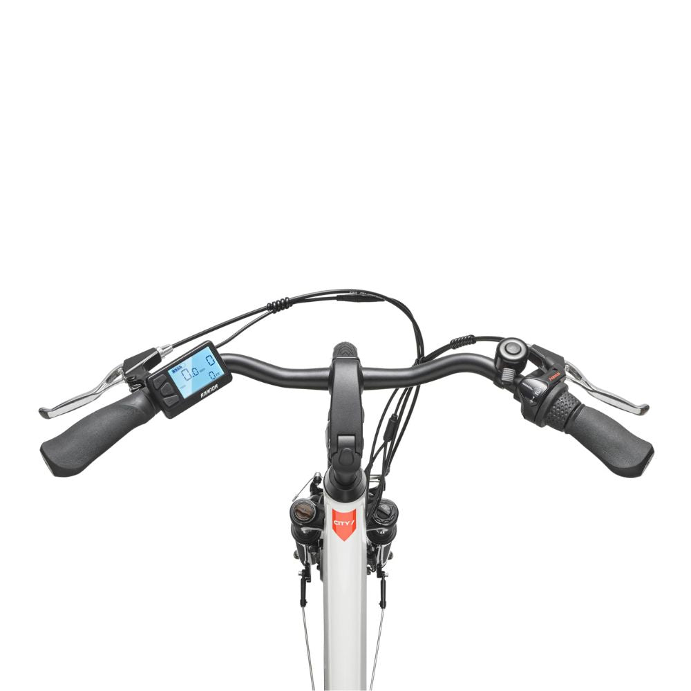 TELEFUNKEN (RC835) multi-talented e-bike for women: front motor, 3-speed, V-brakes