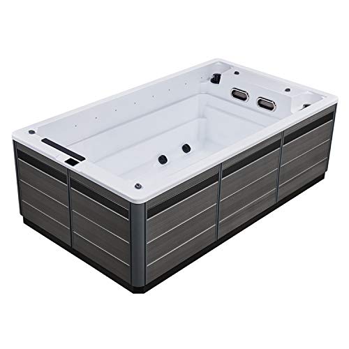 AWT AQART Design SwimSpa for 4 people: Exclusive whirlpool pool combination