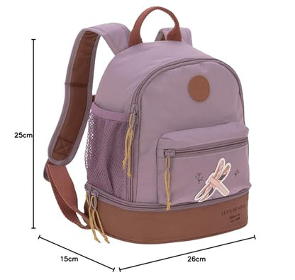 LÄSSIG children's backpack with chest strap kindergarten bag kindergarten backpack 6.5L from 3 years/Mini Backpack Adventure Dragonfly