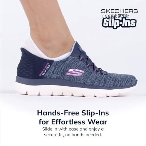 Skechers 'Summits Dazzling Haze' Slip-Ins Damen Sneaker (Navy)