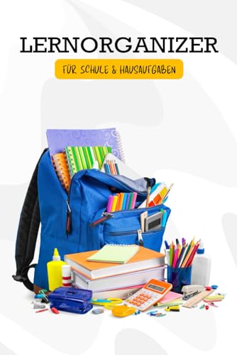 Lernorganizer für Schule und Hausaufgaben: 100 linierte Seiten: Wochenplaner von Montag bis Freitag mit Notizseiten - Unterricht und Lernroutinen planen | Ziele, Ordnung