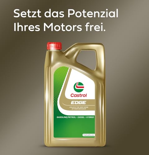 Castrol EDGE (5W-30 LL) Longlife Motoröl (5L) mit Fluid-TITANIUM-Technologie