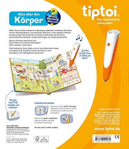 Ravensburger - tiptoi® Wieso? Weshalb? Warum? Alles über den Körper: Buch für Kinder ab 4 Jahre