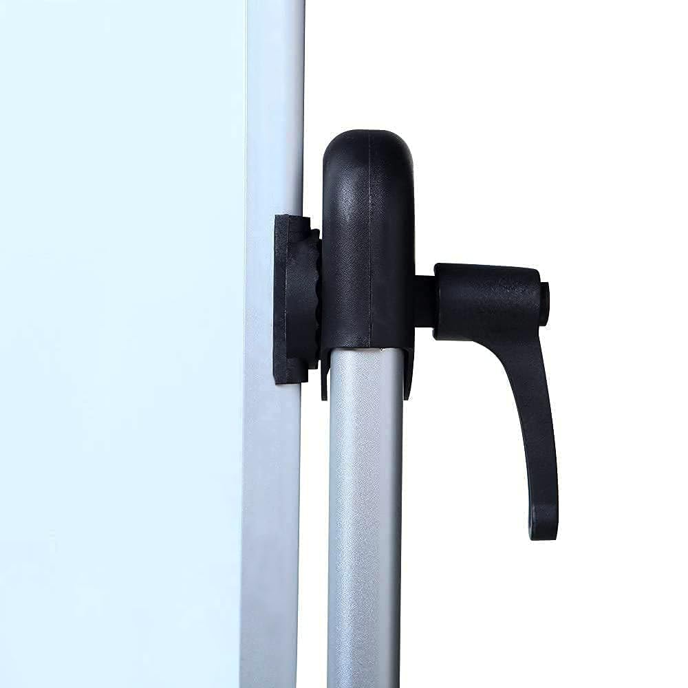 VIZ-PRO Mobile Whiteboard with aluminum frame &amp; stand (120x90cm): Double-sided