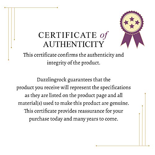 DazzlingRock Collection 18 K Rotgold Verlobungsring-Set: Weißer Diamant in Wirbel-Design (K3074-18KR-8)