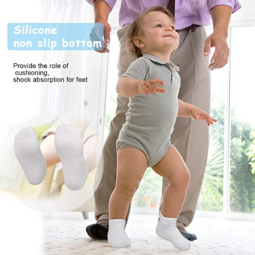 Kinder Stoppersocken (12 Paar): Antirutschsocken für Jungen, Mädchen | 3-5 Jahre