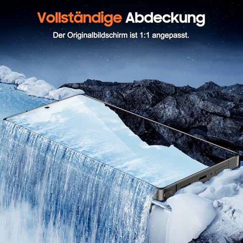 Samsung Galaxy S25 Ultra Anti-Spy Sichtschutzfolie (2er Pack): Automatische Staubentfernung