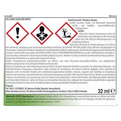 Raid Essentials Mücken-Stecker: 45 Nächte zuverlässiger Schutz | Sofortige Wirkung