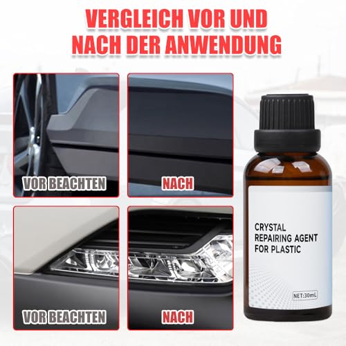 Kristalline Beschichtung für Cockpit und Kunststoffteile im Auto | Antistatisch & Staubabweisend