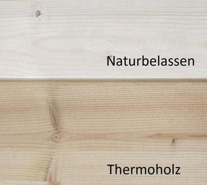 FinnTherm sauna barrel 'Carrie' for outdoor use with 2 wooden benches | Wall thickness: 42mm