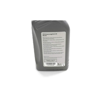 Volkswagen Longlife 3 engine oil (GS55545M2EUR): 1 liter, 0W30