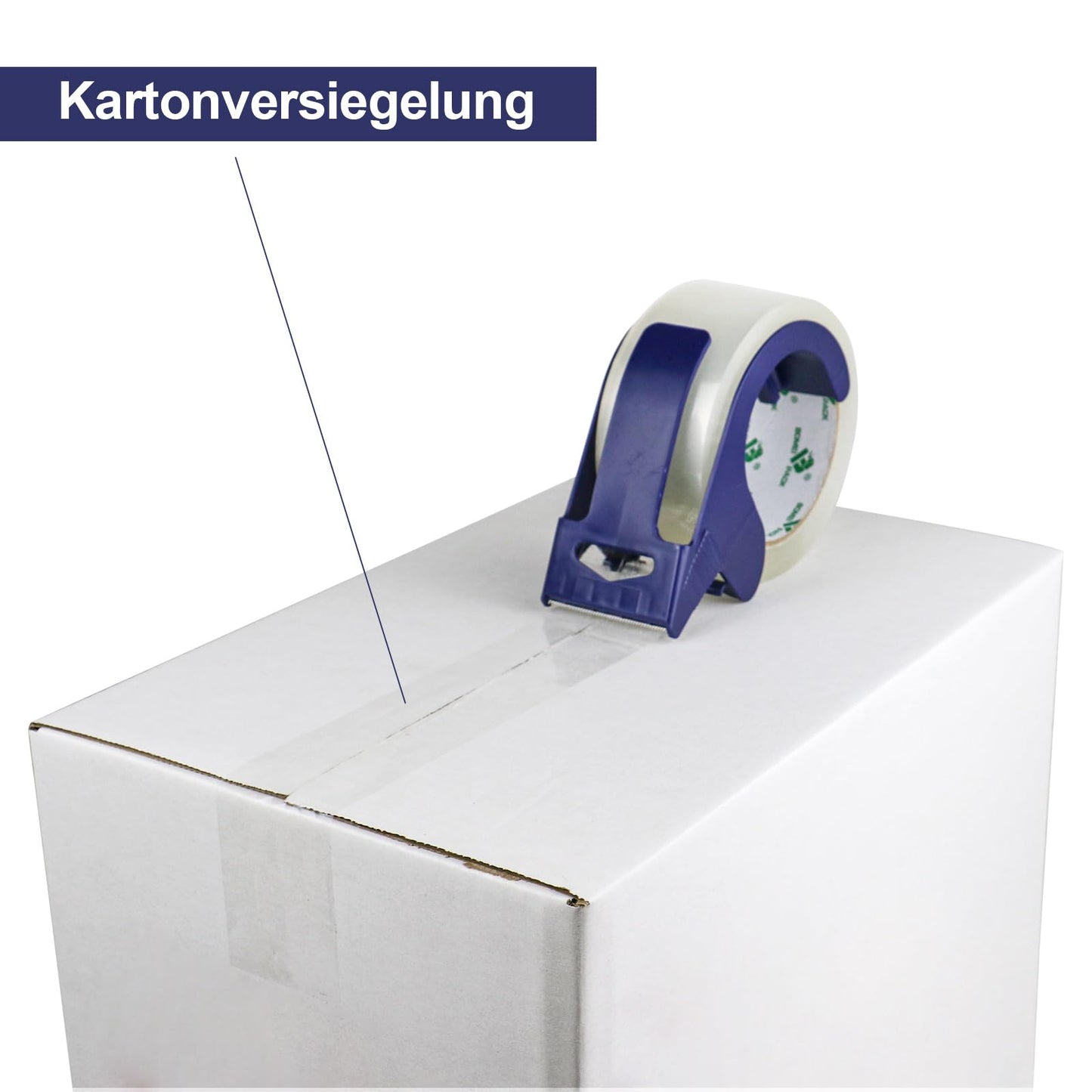 BOMEI PACK leises Paketklebeband (Transparent): 66m x 48mm, stark haftend